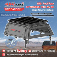 Ute Tub Canopy & 135*125 Roof Rack Flat Platform for Mitsubishi Triton MQ MR SYD