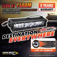 12 Inch Double Row Laser Osram LED Light Bar Driving 4WD Offroad Work Lamp