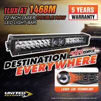 22 Inch Double Row Laser Osram LED Light Bar Driving 4WD Offroad Work Lamp