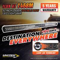 52 Inch Double Row Laser Osram LED Light Bar Driving 4WD Offroad Work Lamp