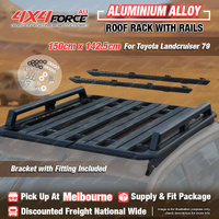 150x142.5cm Roof Rack Platform & Rail & Bracket for Toyota Landcruiser 79 MEL