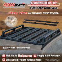 135x125cm Roof Rack Platform & Rail & Bracket for Mitsubishi Triton MV 24+ MEL