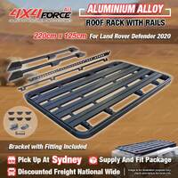 220x125cm Roof Rack Platform & Rails & Bracket for Land Rover Defender 2020 SYD