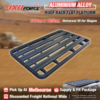 4X4FORCE 180 x 125cm Aluminum Roof Rack Flat Platform Universal Wagon MEL