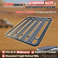 160 x 142.5cm Al-Alloy Roof Rack Flat Platform for Toyota Landcruiser 79 MEL