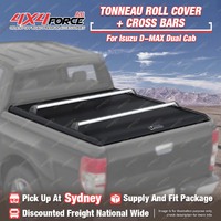 Retractable Tonneau Roller Shutters + Cross Bars for Isuzu D-MAX Dual Cab SYD