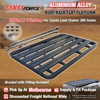 220x142.5cm Roof Rack Flat Platform with Bracket for Toyota Landcruiser 300 MEL