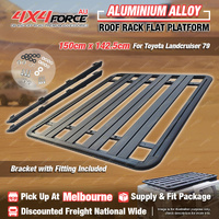 150x142.5cm Al-Alloy Roof Rack Platform & Bracket for Toyota Landcruiser 79 MEL