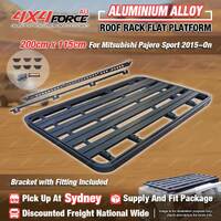 200x115cm Roof Rack Flat Platform & Bracket for Mitsubishi Pajero Sport 15+ SYD