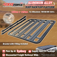 135x125cm Al-Alloy Roof Rack Platform & Bracket for Mitsubishi Triton MV 24+ SYD