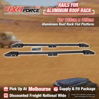 Pair 4X4FORCE Roof Rack Flat Platform Rails Suits 135 x 125cm Platform MEL Stock