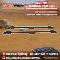 Pair 4X4FORCE Roof Rack Flat Platform Rails Suits 135 x 125cm Platform SYD Stock