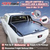 Roller Shutter Retractable Tonneau Lid & Lock & Bracket for Isuzu D-Max MEL