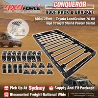 Conqueror Steel Roof Rack 180x125cm for Toyota LandCruiser 76 80 SYD Stock