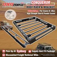 Conqueror Steel Roof Rack 135x125cm With Bracket for Isuzu D-Max MEL Stock