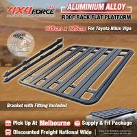 135x125cm Al-Alloy HD Roof Rack Flat Platform for Toyota Hilux Vigo Dual Cab MEL