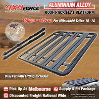 150x125cm Al-Alloy HD Roof Rack Flat Platform for Mitsubishi Triton MQ MEL