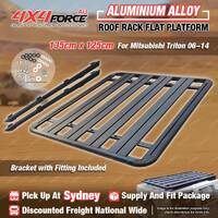 135x125 Al-Alloy HD Roof Rack Flat Platform for Mitsubishi Triton ML MN Dual SYD