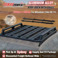 135x125 Al-Alloy Roof Rack Flat Platform & Rails for Mitsubishi Triton ML MN SYD