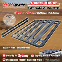 150x125cm Al-Alloy HD Roof Rack Flat Platform for GWM Great Wall Cannon Dual SYD