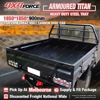 Heavy Duty Steel Tray 1850x1850x900mm for GWM Great Wall Cannon Dual Cab MEL