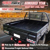 Heavy Duty Steel Tray 1850x1850x900mm for Toyota LandCruiser Dual Cab MEL