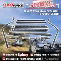 Side Steps Brush Rail Bars Rock Sliders for Nissan Patrol GU Y61 Wagon SYD Stock