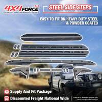 4X4FORCE Steel Side Steps & Rock Sliders for Toyota Landcruiser 100 Series