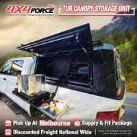 Tub Canopy Storage with Stove Bench Unit Passenger Side for Pickup Truck 4WD MEL