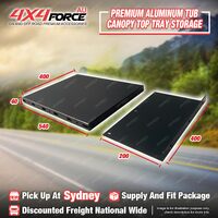 4X4FORCE Premium Aluminum Tub Canopy top Tray Storage for Pickup Truck 4WD SYD