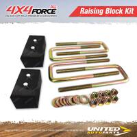 2" 50mm Lift Aluminum Raising Blocks U bolts Kit for Ford Ranger Next Gen 22-on