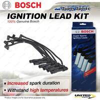 Bosch Ignition Leads for Audi A4 B6 8E 8H 2.4 BDV V6 30V 2002-2005