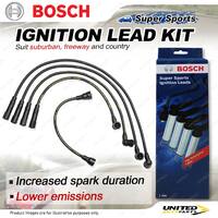 Bosch Ignition Leads for Mazda 323 BF BG BW 1.6 Sedan Hatchback 1985-1997