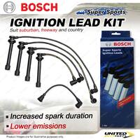 Bosch Ignition Leads for Nissan Bluebird U13 BBAU13 PU13 2.4 I4 16V Sedan