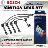 Bosch Ignition Leads for Mazda MX5 NA NA6C NA8C NB NB8C 1.6 1.8 I4 16V