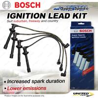 Bosch Super Sport Ignition Leads for Nissan Avenir W10 Bluebird U13 U14