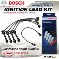 Bosch Ignition Leads for Toyota Corolla AE82 MR2 AW11 1.6 I4 16V 1984-1990