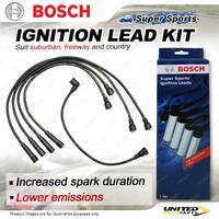 Bosch Ignition Leads for Holden Jackaroo L1 UBS17 Rodeo TF TFR17 TFS17 2.6