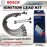 Bosch Ignition Leads for Nissan Bluebird 910 U11 Gazelle Silvia S12 Pintara R31