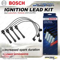 Bosch Ignition Leads for Toyota Landcruiser RZJ90 RZJ95 2.7 I4 16V SUV