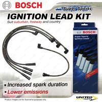 Bosch Ignition Leads for Mitsubishi L200 K33T Triton ME MF MG MH MJ 2.6