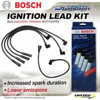 Bosch Ignition Leads for Suzuki Alto SH410 Swift SF413 1.0 1.3 I4 8V