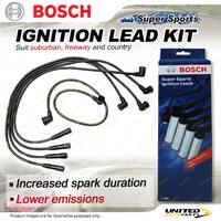 Bosch Ignition Leads for Mitsubishi Delica P02V P12V Express SJ 1.6 2.4 Van