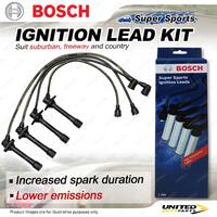 Bosch Ignition Leads for Mazda 626 GE GESP GESS 2.0 I4 16V 1992-1994