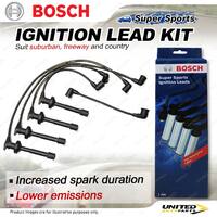 Bosch Ignition Leads for Nissan Avenir W10 Bluebird U13 NX B13 Presea R10