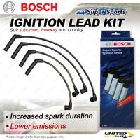 Bosch Ignition Leads for Hyundai Excel X3 Getz TB 1.3 1.5 I4 12V 1994-2005