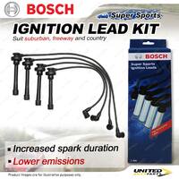 Bosch Ignition Leads for Mitsubishi Eterna Galant E52A E72A Lancer CC CE Libero