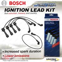 Bosch Ignition Leads for Toyota Corolla AE92 AE93 1.6 I4 16V 1987-1992