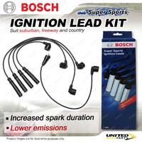 Bosch Ignition Leads for Toyota Hilux RN85 RN90 RN104 RN105R 2.4 I4 8V