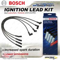 Bosch Ignition Leads for Ford KA TA TB BXXWP 1.3 I4 8V Hatchback 1999-2003